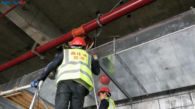 風(fēng)管抗震支架安裝