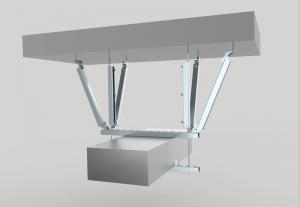 矩形風(fēng)管側(cè)縱向裝配抗震支架